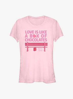 Forrest Gump Love Is Like A Box of Chocolates Girls T-Shirt