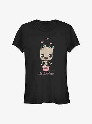 Marvel Guardians of the Galaxy Baby Groot Let Love Grow Girls T-Shirt