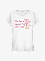 Marvel Guardians of the Galaxy We Are Groot Together Girls T-Shirt