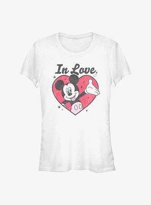 Disney Mickey Mouse Love Girls T-Shirt