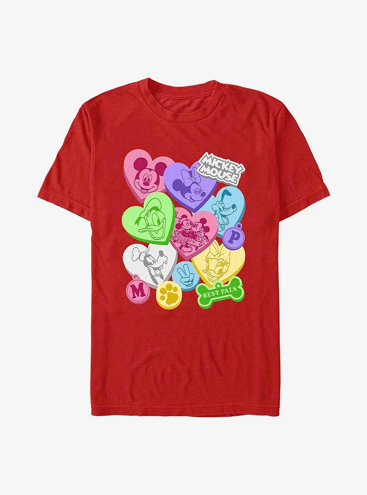 Disney Mickey Mouse Candy Hearts T-Shirt