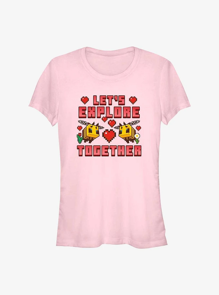 Minecraft Bee Mine Girls T-Shirt