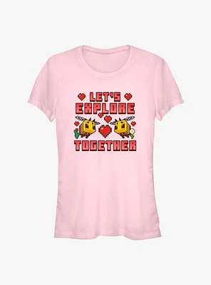 Minecraft Bee Mine Girls T-Shirt