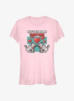 Minecraft Puppy Love Valentine Girls T-Shirt