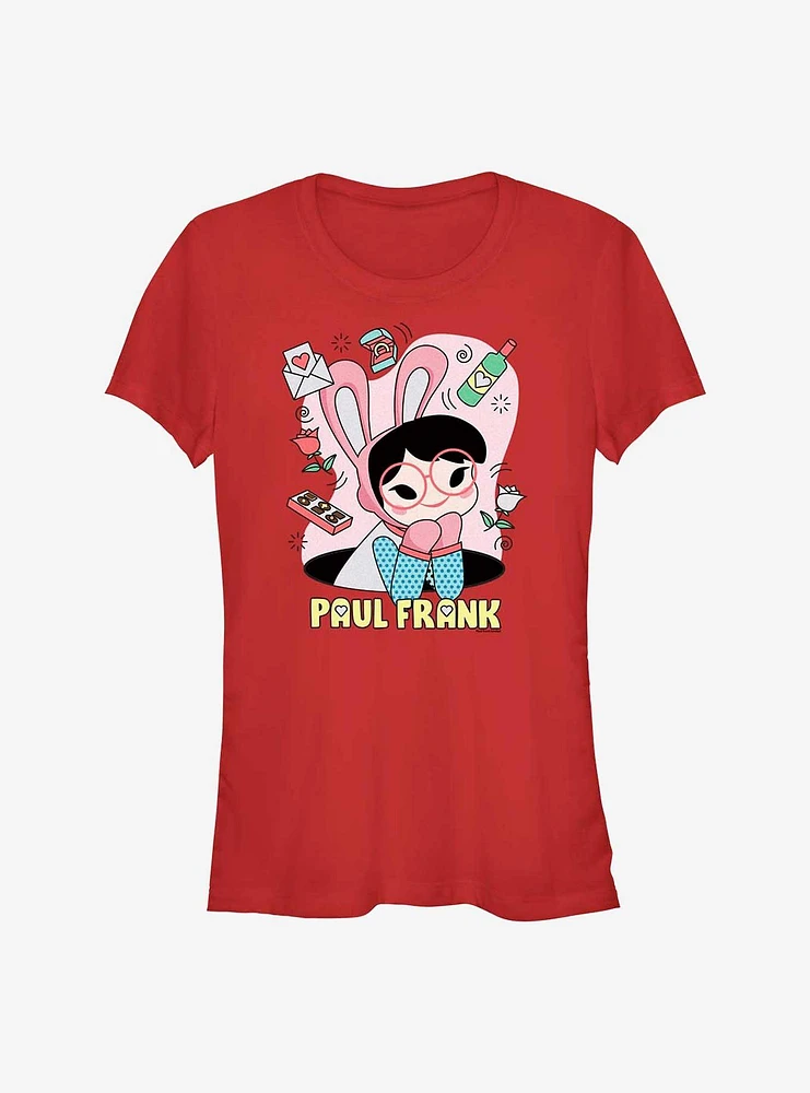 Paul Frank Bunny Girl Valentine Girls T-Shirt