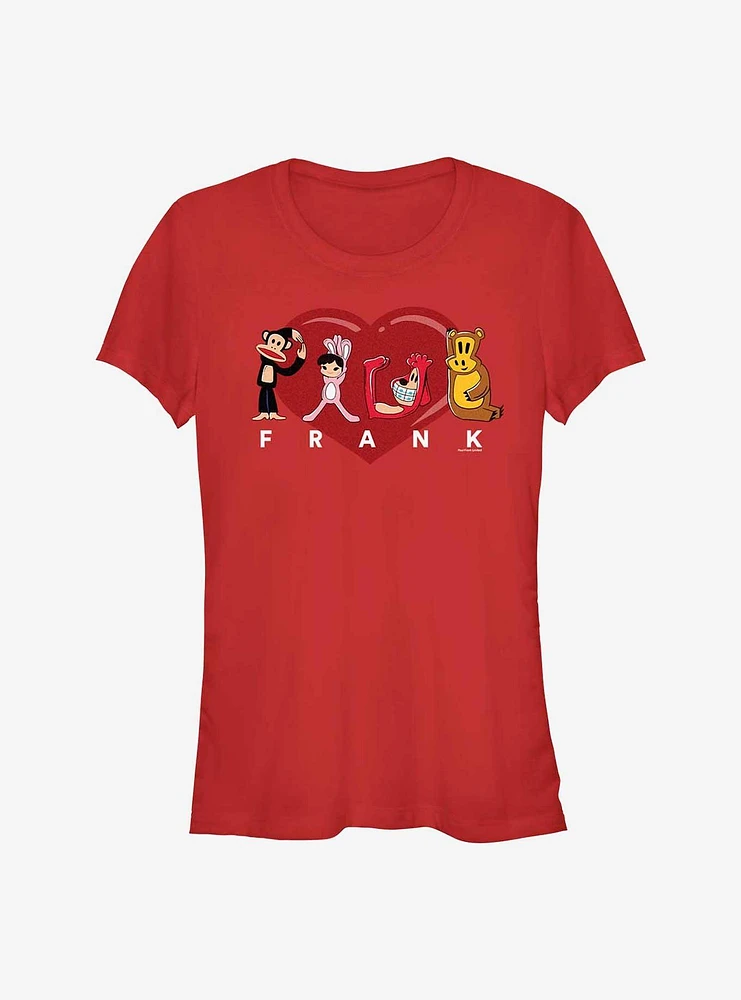 Paul Frank Love Characters Girls T-Shirt