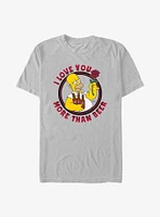 The Simpsons Homer Love You More Than Beer T-Shirt