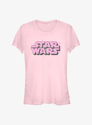 Star Wars Floating Hearts Logo Girls T-Shirt