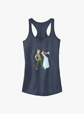 Disney Tinker Bell Peter & Wendy Kiss Girls Tank