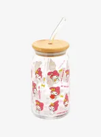 My Melody Icons Glass Travel Cup