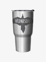 Wednesday Nevermore Raven Travel Mug