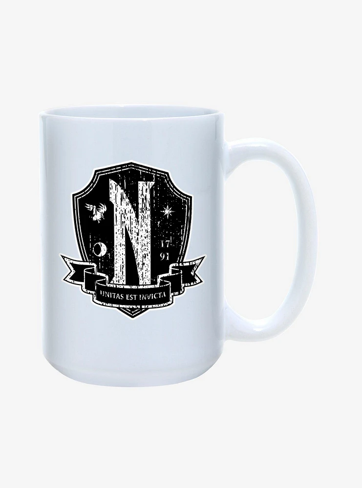 Wednesday Nevermore Motto Unity Is Invincible Mug 15oz