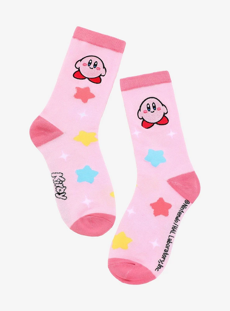 Kirby Stars Crew Socks