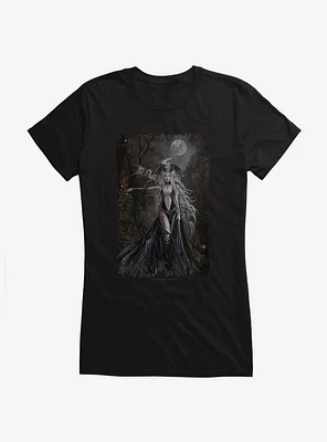 Queen Of Havoc Girls T-Shirt by Nene Thomas