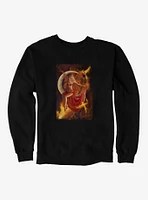 Fire Moon Sweatshirt by Nene Thomas