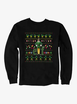 Elf Ugly Christmas Pattern Sweatshirt