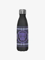 Marvel Black Panther King T'Challa Emblem Water Bottle