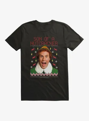 Elf Son Of A Nutcracker Ugly Holiday T-Shirt