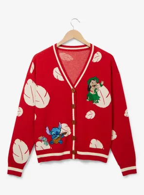 Disney Lilo & Stitch Women’s Plus Knit Cardigan - BoxLunch Exclusive