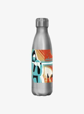 Star Wars Geometric Obi Wan Water Bottle