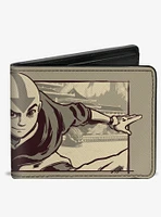 Avatar: The Last Airbender Aang Garden Pose Bifold Wallet