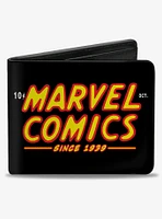 Marvel Avengers Marvel Comics Since 1939 Text Logo Bifold Wallet