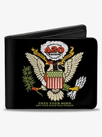 Cheech & Chong 420 Nation Coat Of Arms Bifold Wallet