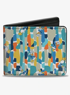 Disney Donald Duck Pose Collage Bifold Wallet