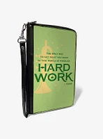 Disney The Princess And The Frog Tianas Hard Work Quote Greens Zip Around Wallet