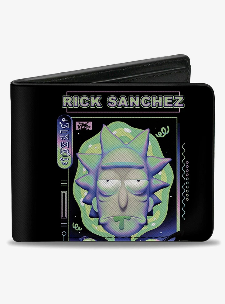 Rick And Morty Rick Sanchez Drooling Face Bifold Wallet