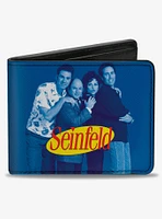 Seinfeld Group Pose A Show About Nothing Quote Bifold Wallet