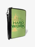 Disney The Princess And The Frog Tianas Hard Work Quote Greens Zip Around Wallet