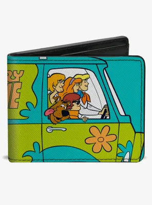 Scooby-Doo! Group Driving Mystery Machine Side Pose Bifold Wallet