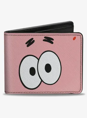 Spongebob Squarepants Patrick Starfish Eyes Close Up Bifold Wallet
