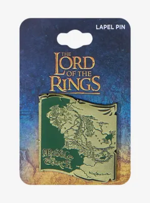 The Lord of the Rings Middle-earth Map Enamel Pin - BoxLunch Exclusive