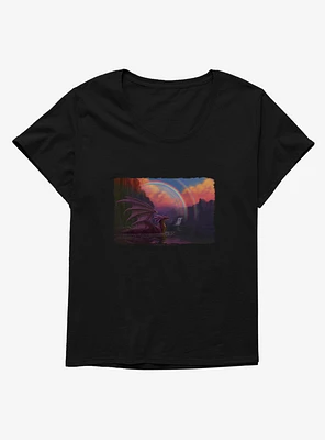 Rainbow Dragon Girls T-Shirt Plus by Piya Wannachaiwong