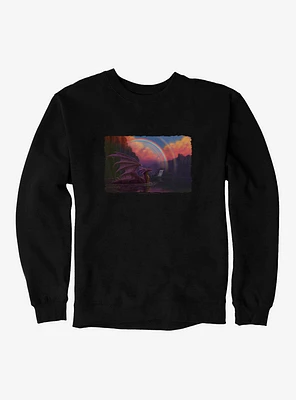 Rainbow Dragon Sweatshirt by Piya Wannachaiwong