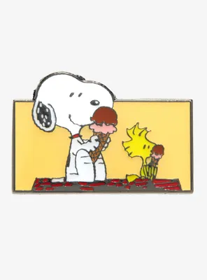 Loungefly Peanuts Snoopy and Woodstock Ice Cream Enamel Pin - BoxLunch Exclusive