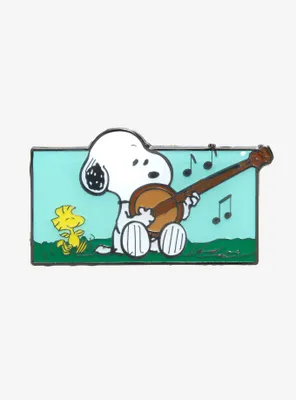 Loungefly Peanuts Snoopy & Woodstock Banjo Enamel Pin - BoxLunch Exclusive