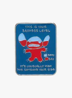 Loungefly Disney Lilo & Stitch Badness Level Drawing Enamel Pin - BoxLunch Exclusive