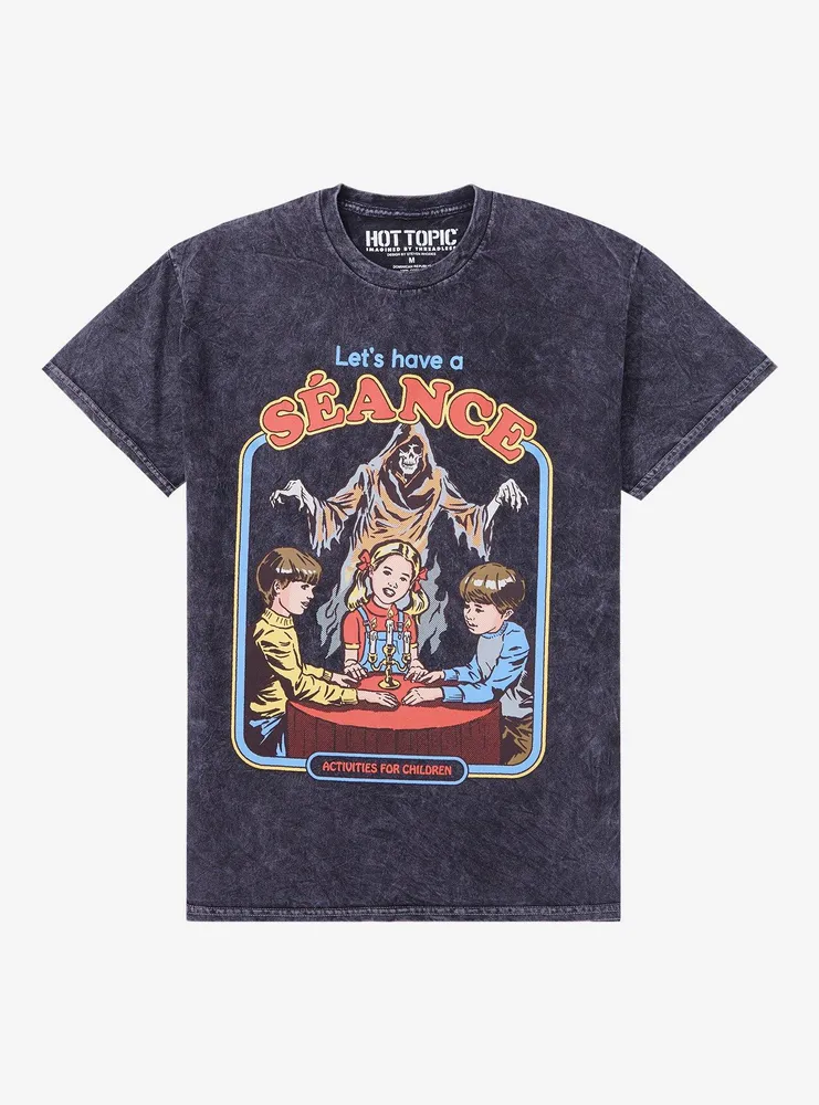 Let's Have A Seance Boyfriend Fit Girls T-Shirt By Steven Rhodes