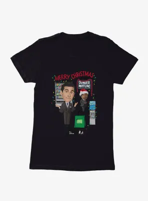 The Office Dunder Mifflin Christmas Womens T-Shirt