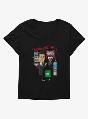 The Office Dunder Mifflin Christmas Womens T-Shirt Plus