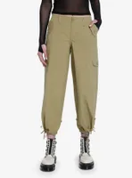 Olive Straight Leg Cargo Pants