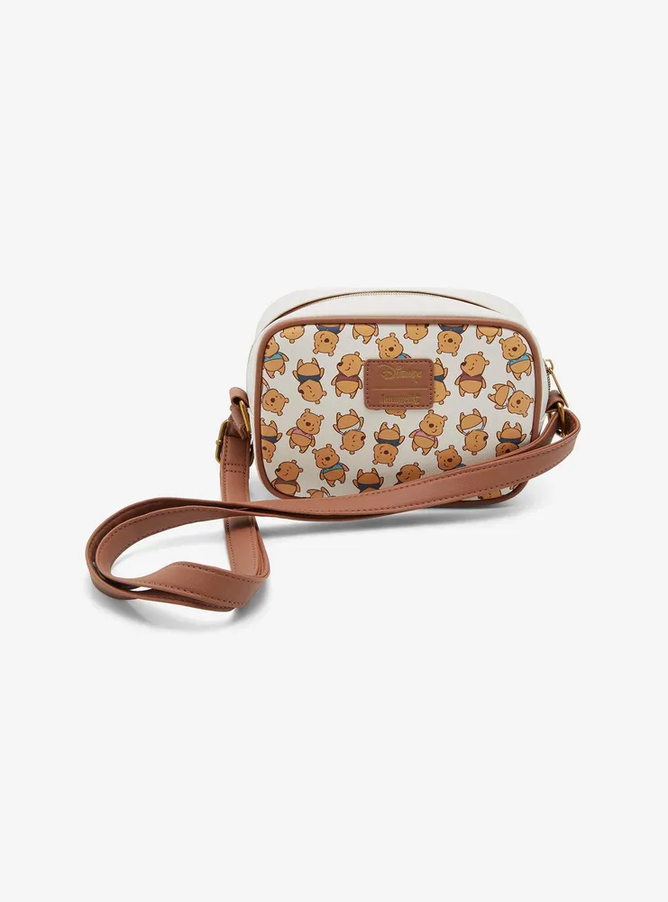 Loungefly Disney Winnie The Pooh Chibi Muted Colors Camera Crossbody Bag