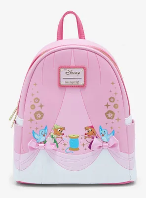 Loungefly Disney Cinderella Pink Dress Mini Backpack - BoxLunch Exclusive