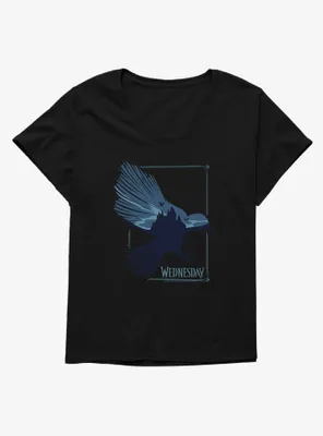 Wednesday TV Series Raven Womens T-Shirt Plus