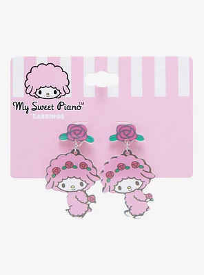 My Sweet Piano Rose Earrings