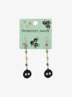 Studio Ghibli Spirited Away Soot Sprite Bead Drop Earrings