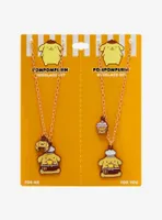 Pompompurin Bakery Treats Bestie Necklace Set